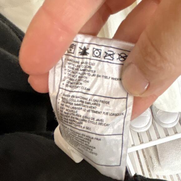 Nike Women's Size M Black Velour Zip Up Ribbed Collar Track Jacket #0611 - Picture 7 of 11